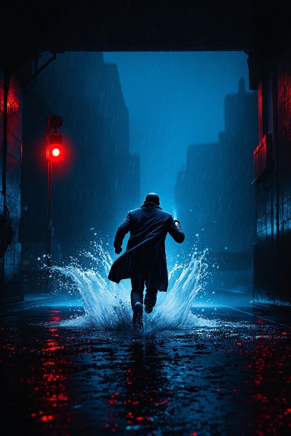 暴雨追凶 高清海报 暴雨追凶 Rainstorm Manhunt 电影海报